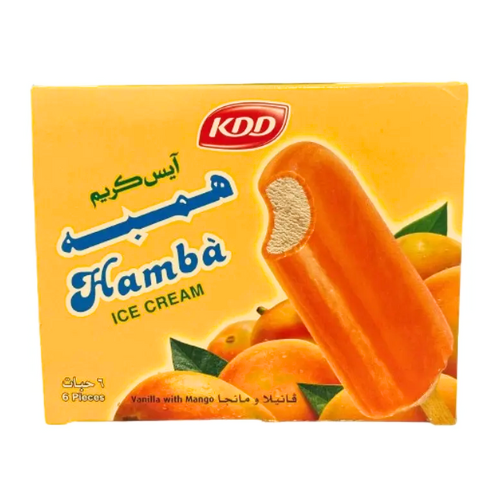 كي دي دي همبه آيس كريم فانيلا ومانجو 6 × 62.5 مل